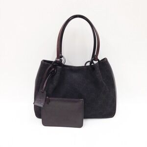 GUCCI Tote Bag Handbag Brown